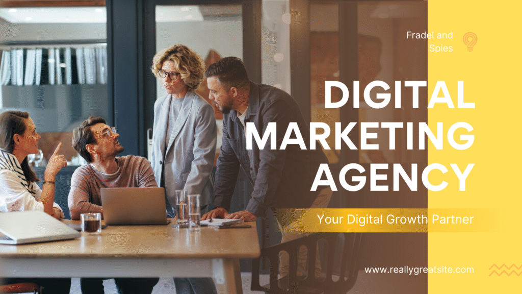 Brown and White Simple Digital Marketing Agency Presentation